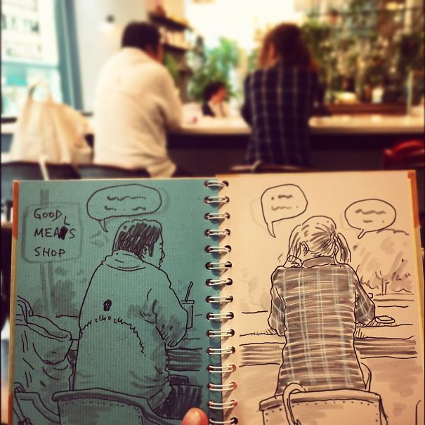 Japanese Illustrator Draws Scenes From Everyday Life And The Result Is Beautiful Japanese Illustrator Draws Scenes From Everyday Life And The Result Is Beautiful