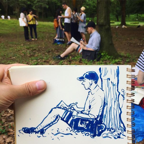 Japanese Illustrator Draws Scenes From Everyday Life And The Result Is Beautiful Japanese Illustrator Draws Scenes From Everyday Life And The Result Is Beautiful