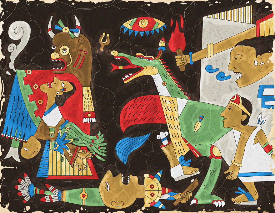 I Made This Beautiful Aztec Art! I Made This Beautiful Aztec Art!