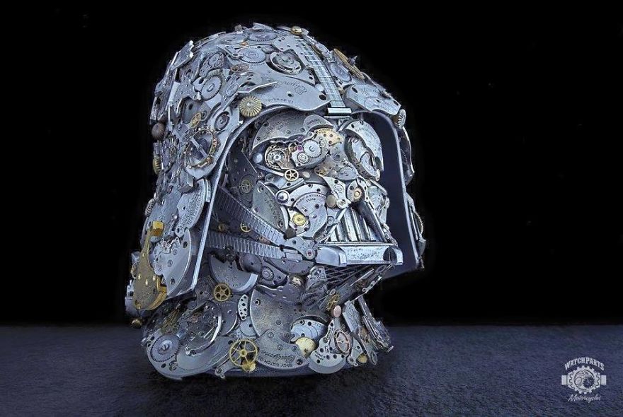 I Turn Old Watches Into Steampunk Sculptures