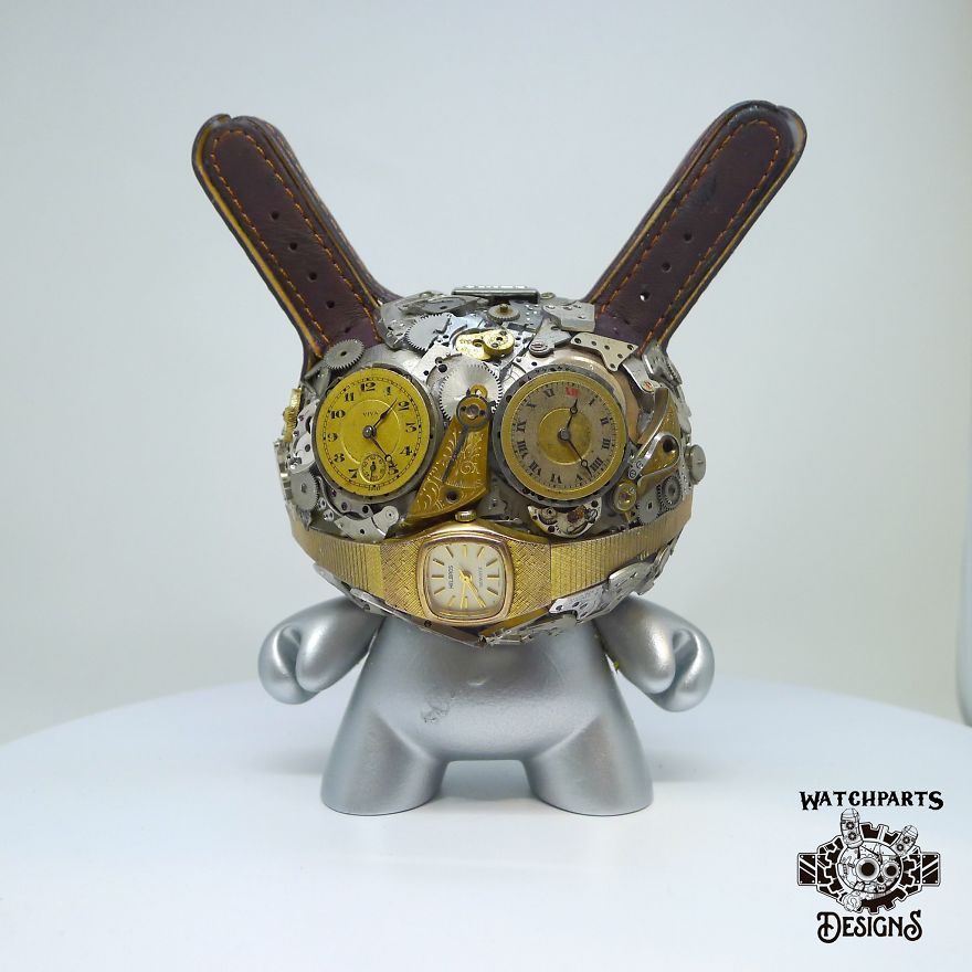 I Turn Old Watches Into Steampunk Sculptures