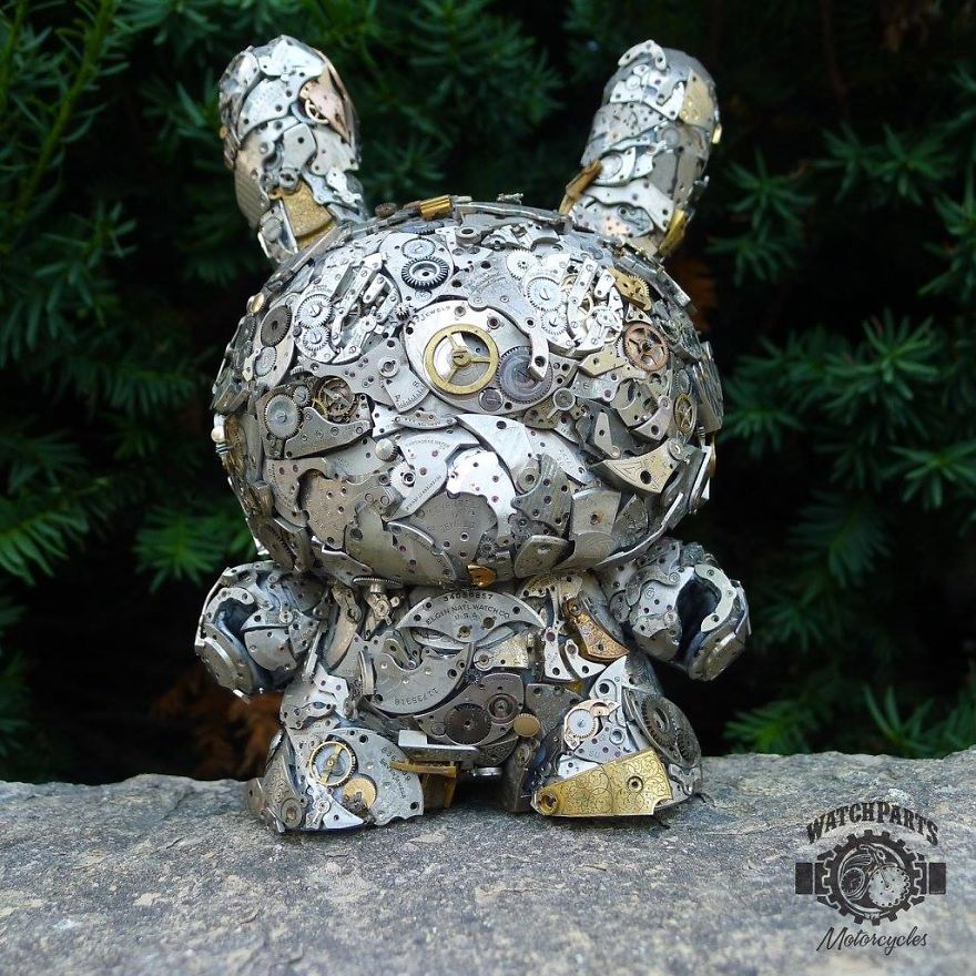 I Turn Old Watches Into Steampunk Sculptures