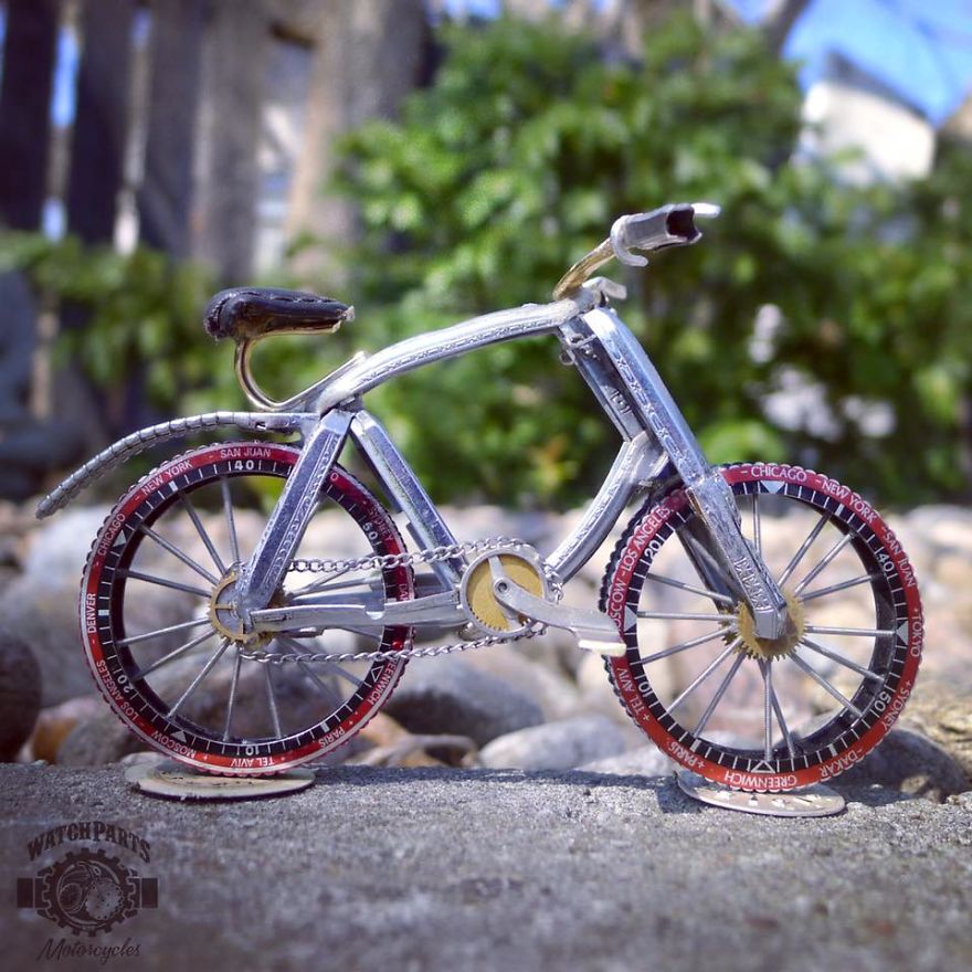 I Turn Old Watches Into Steampunk Sculptures