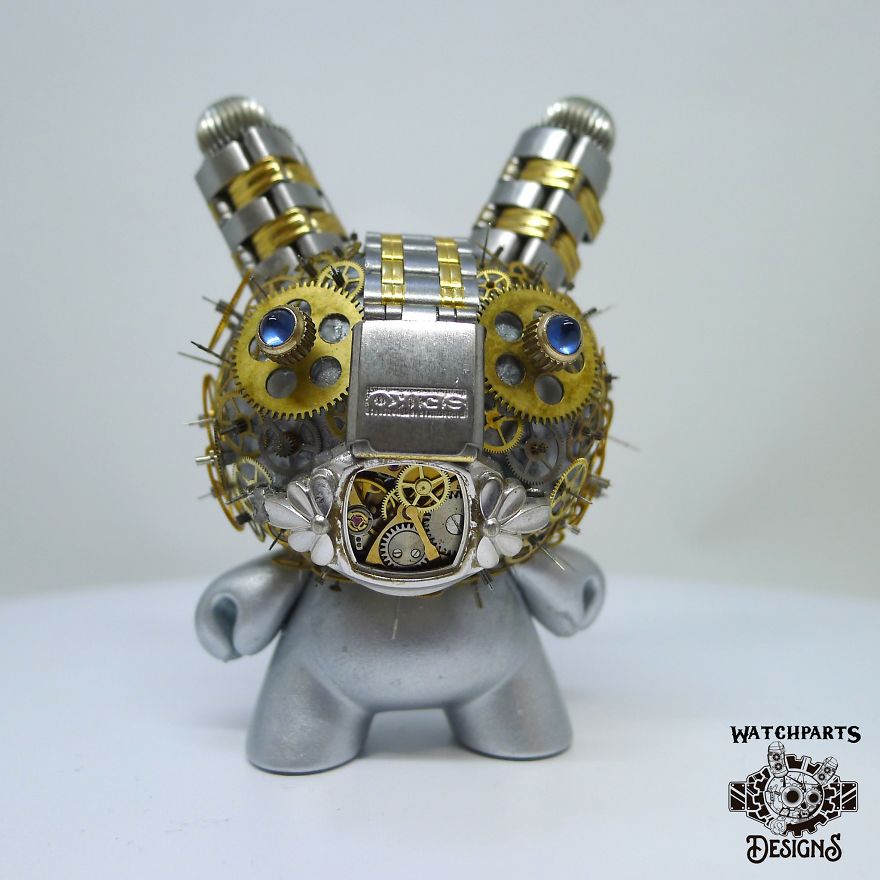 I Turn Old Watches Into Steampunk Sculptures
