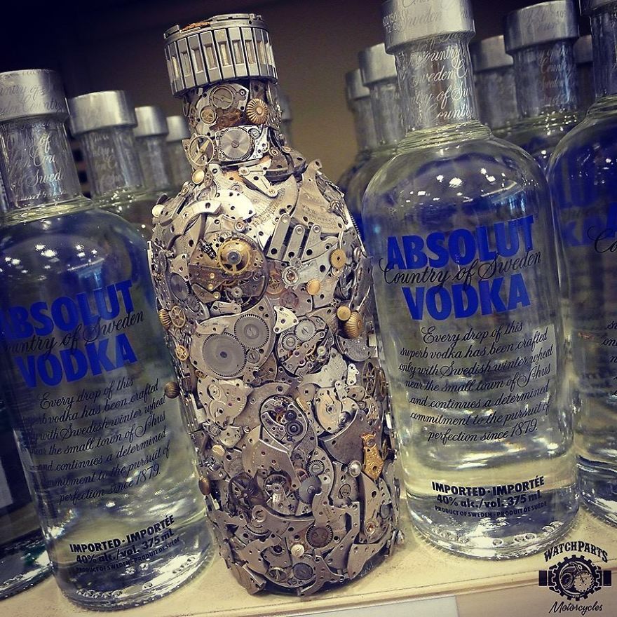 I Turn Old Watches Into Steampunk Sculptures I Turn Old Watches Into Steampunk Sculptures