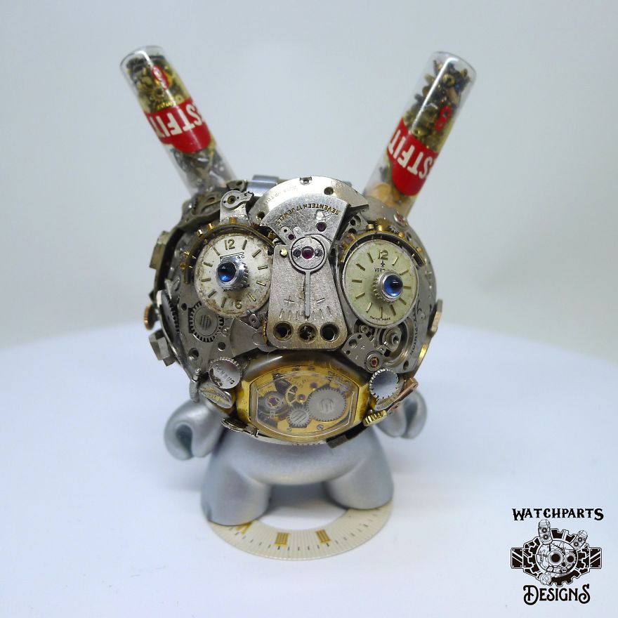 I Turn Old Watches Into Steampunk Sculptures