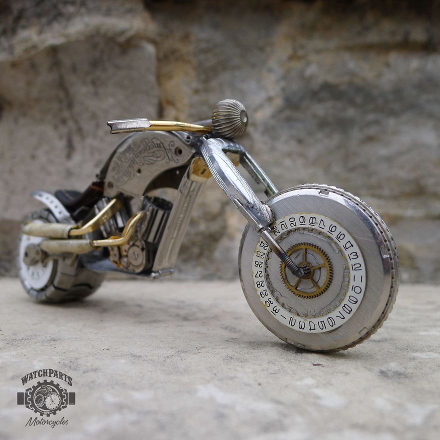 I Turn Old Watches Into Steampunk Sculptures