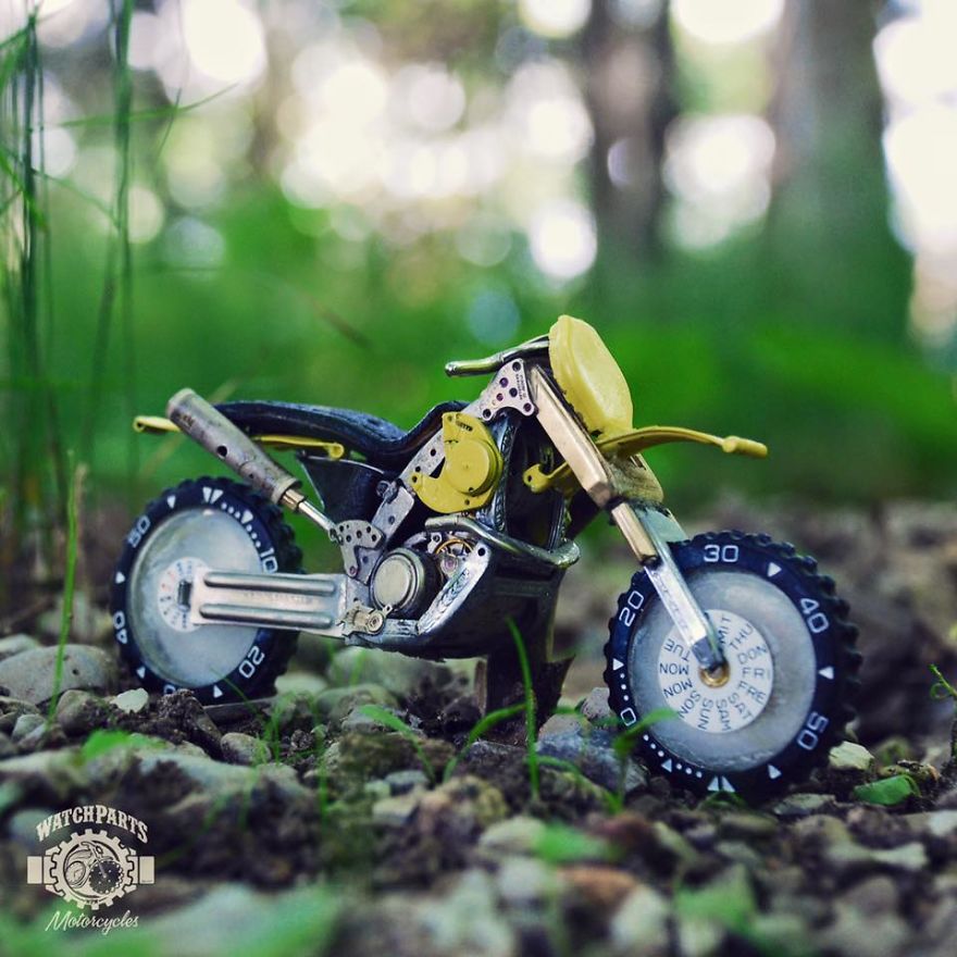 I Turn Old Watches Into Steampunk Sculptures