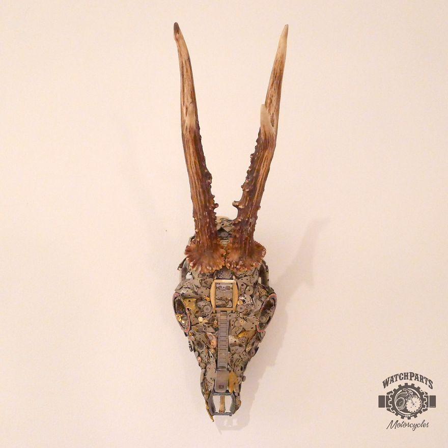 I Turn Old Watches Into Steampunk Sculptures