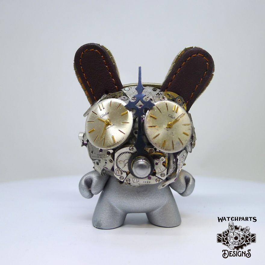 I Turn Old Watches Into Steampunk Sculptures