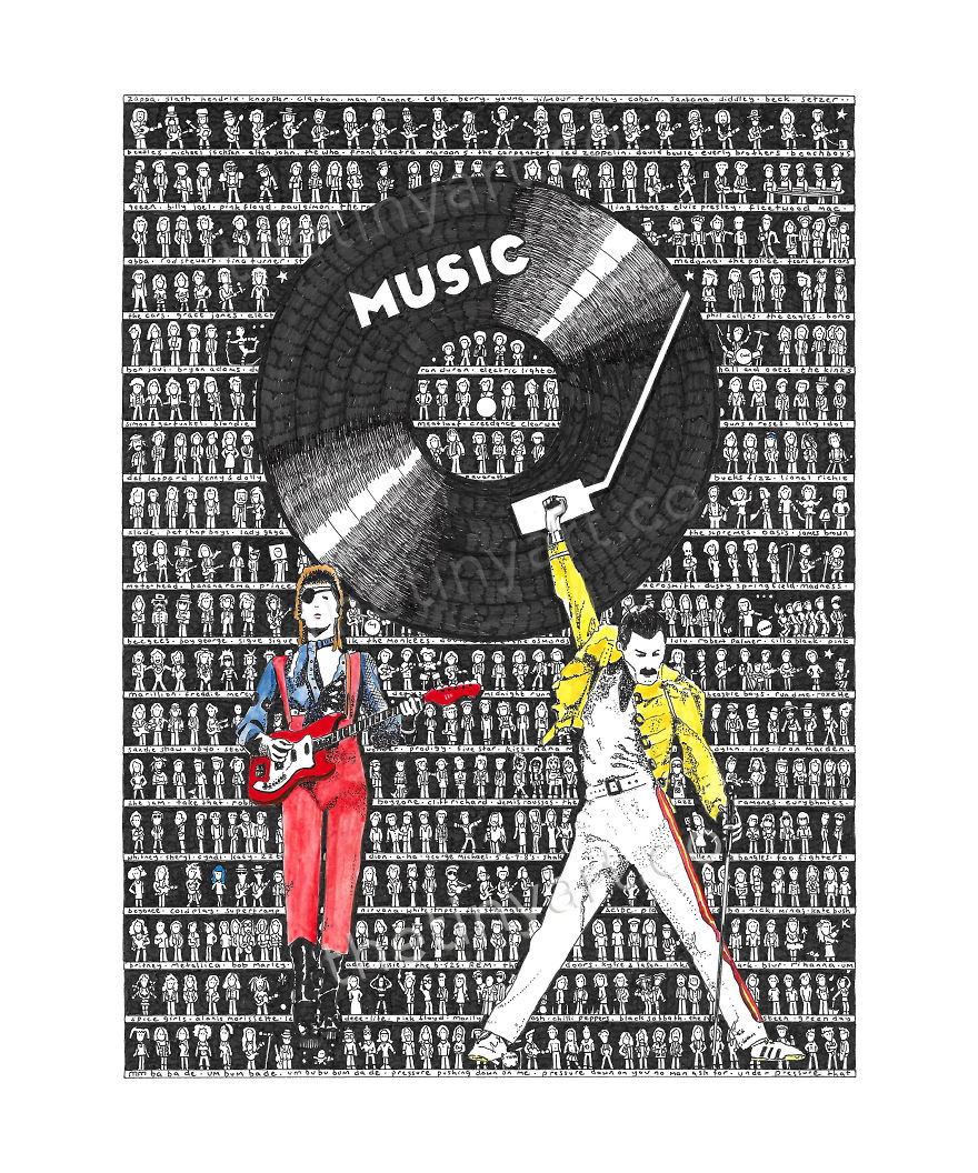 300 Characters And 35 Hours Of Tiny Art