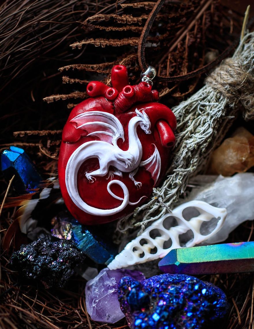 Dragon&#8217;s Heart: Fantastic Jewelry By Russian Artist