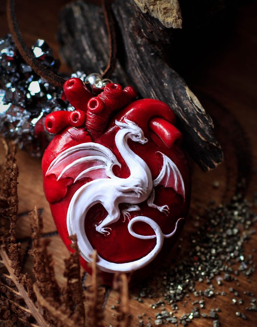 Dragon&#8217;s Heart: Fantastic Jewelry By Russian Artist