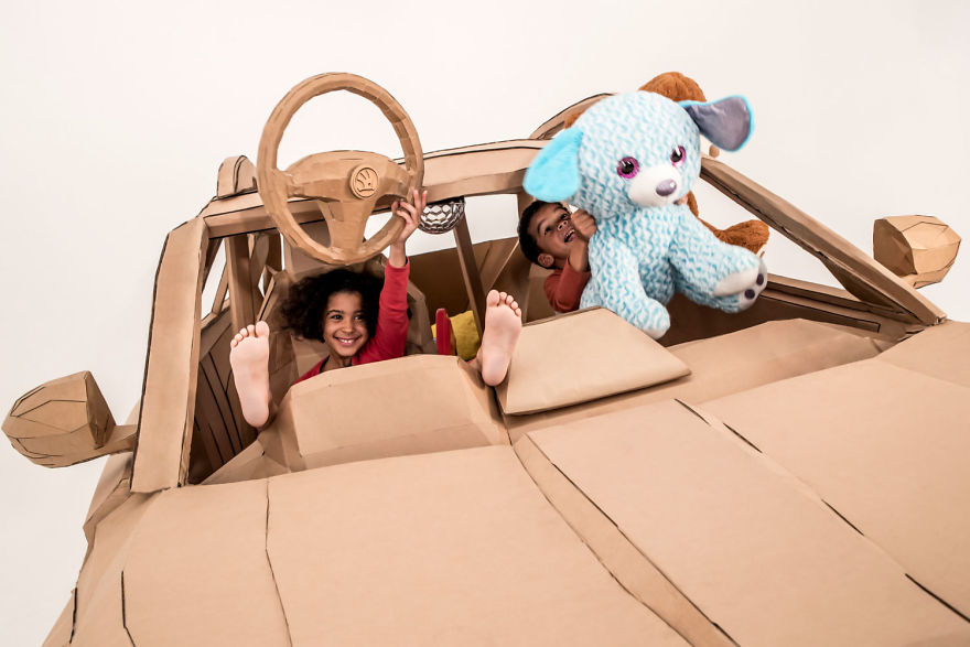 Lazerian Creates Cardboard Car For Skoda Lazerian Creates Cardboard Car For Skoda