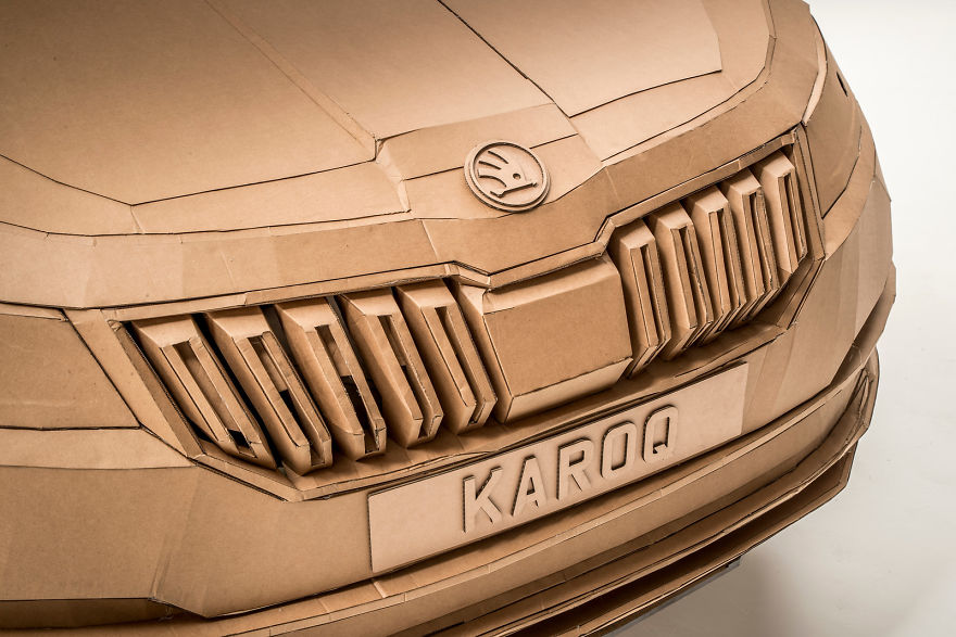 Lazerian Creates Cardboard Car For Skoda Lazerian Creates Cardboard Car For Skoda