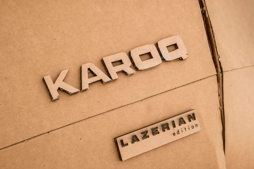 Lazerian Creates Cardboard Car For Skoda Lazerian Creates Cardboard Car For Skoda