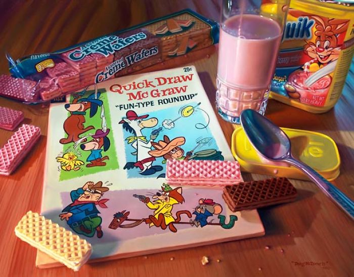 Incredible Hyperrealistic Oil Paintings Show A Perfect Combination Of Pop Art And Everyday Objects