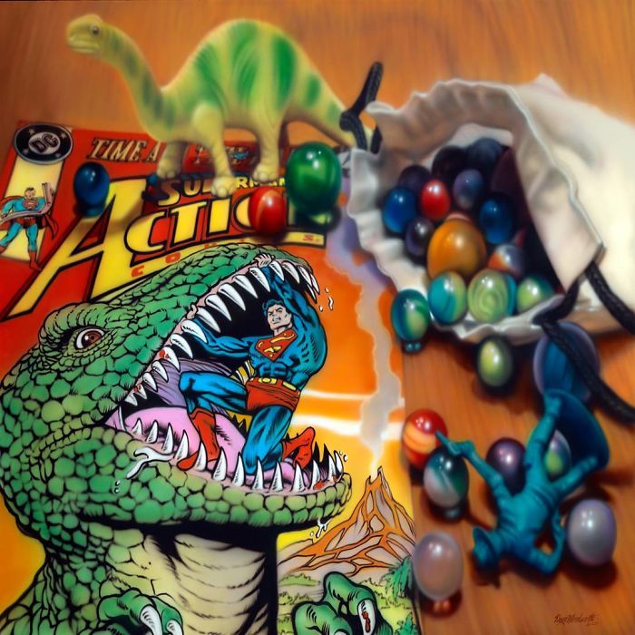 Incredible Hyperrealistic Oil Paintings Show A Perfect Combination Of Pop Art And Everyday Objects