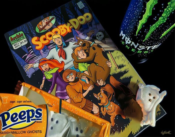 Incredible Hyperrealistic Oil Paintings Show A Perfect Combination Of Pop Art And Everyday Objects