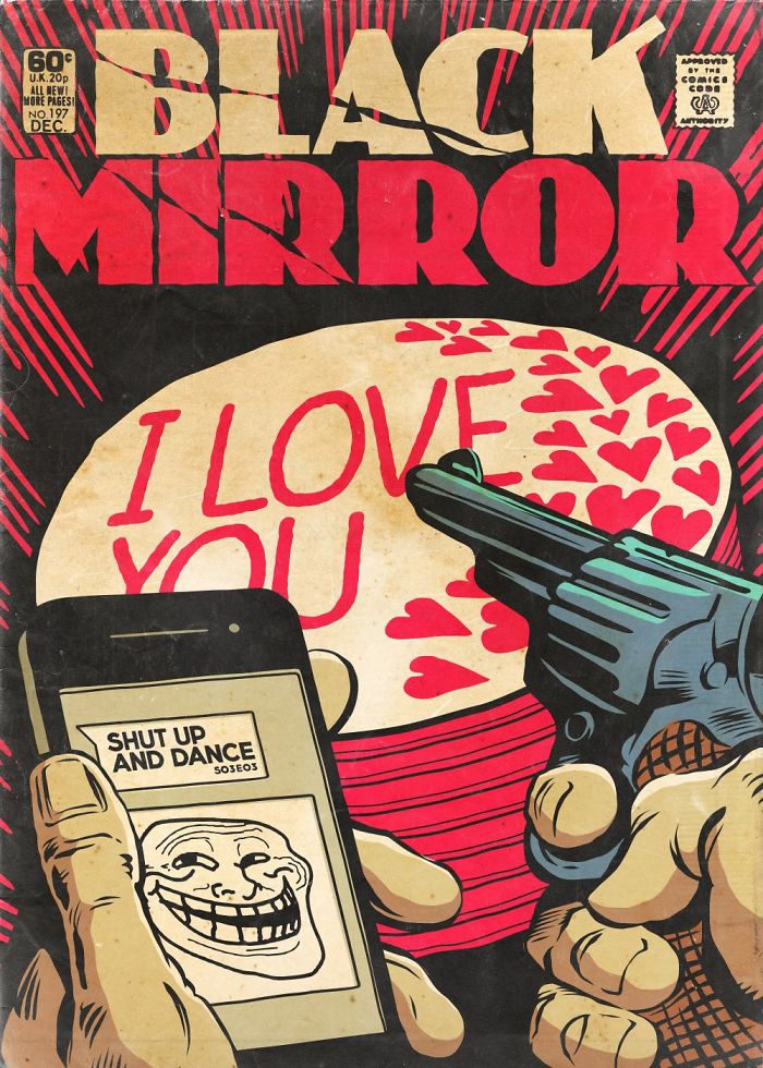 What If &#8220;Black Mirror&#8221; Episodes Were On The Covers Of Classic-Style Comic Books