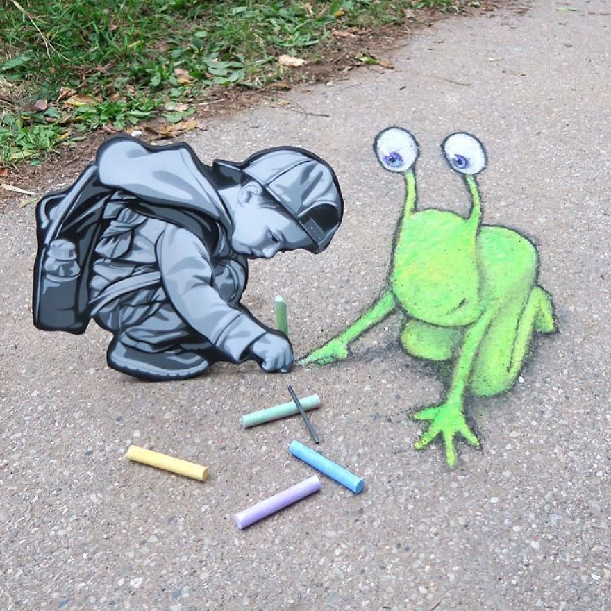 Artist Leaves Tiny Wooden Figures Around The City For People To Find