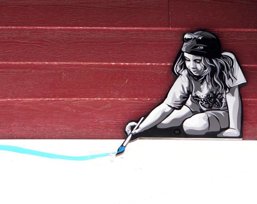 Artist Leaves Tiny Wooden Figures Around The City For People To Find