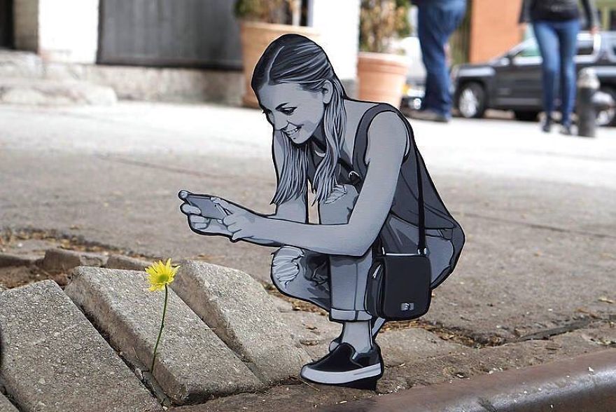 Artist Leaves Tiny Wooden Figures Around The City For People To Find