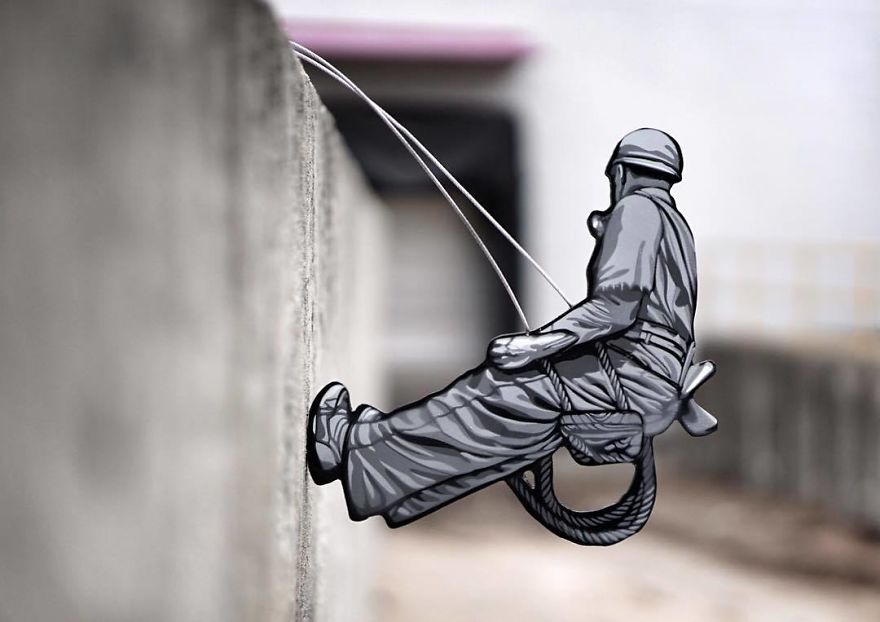 Artist Leaves Tiny Wooden Figures Around The City For People To Find