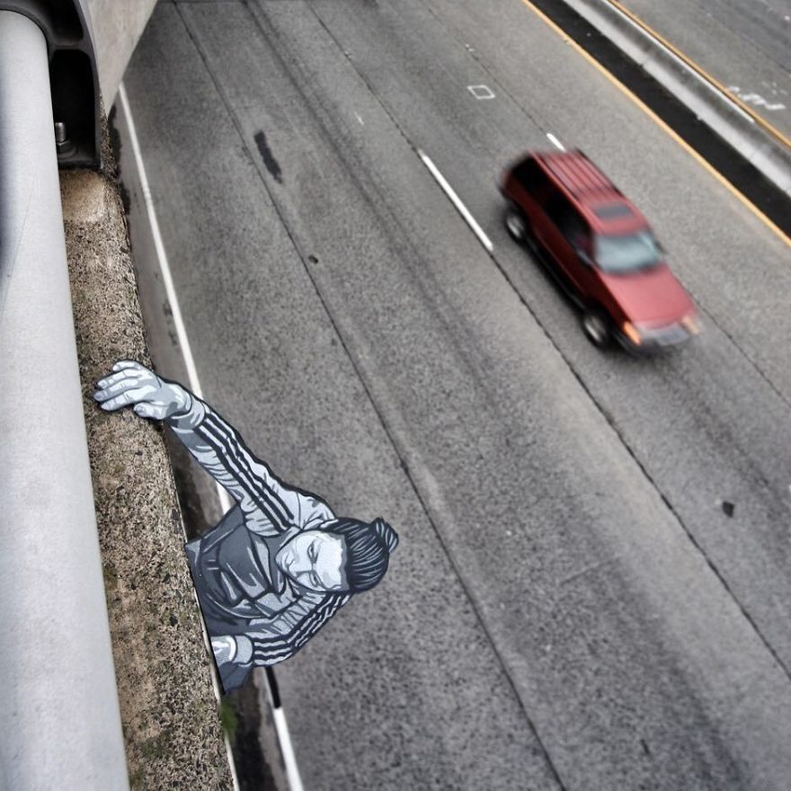 Artist Leaves Tiny Wooden Figures Around The City For People To Find