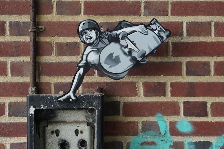 Artist Leaves Tiny Wooden Figures Around The City For People To Find