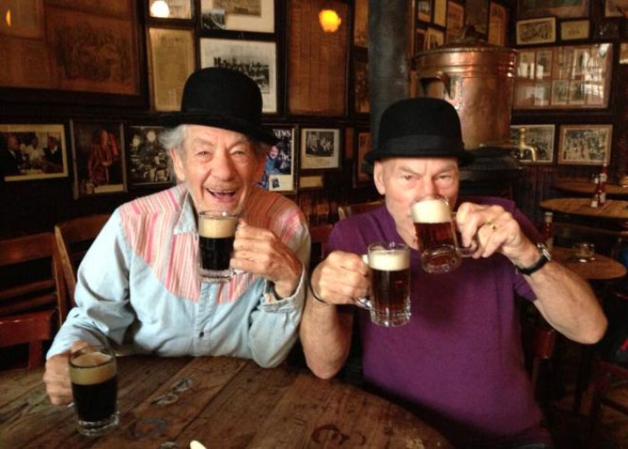 30 Of The Funniest Reasons Why Patrick Stewart And Ian McKellen Are BFFs