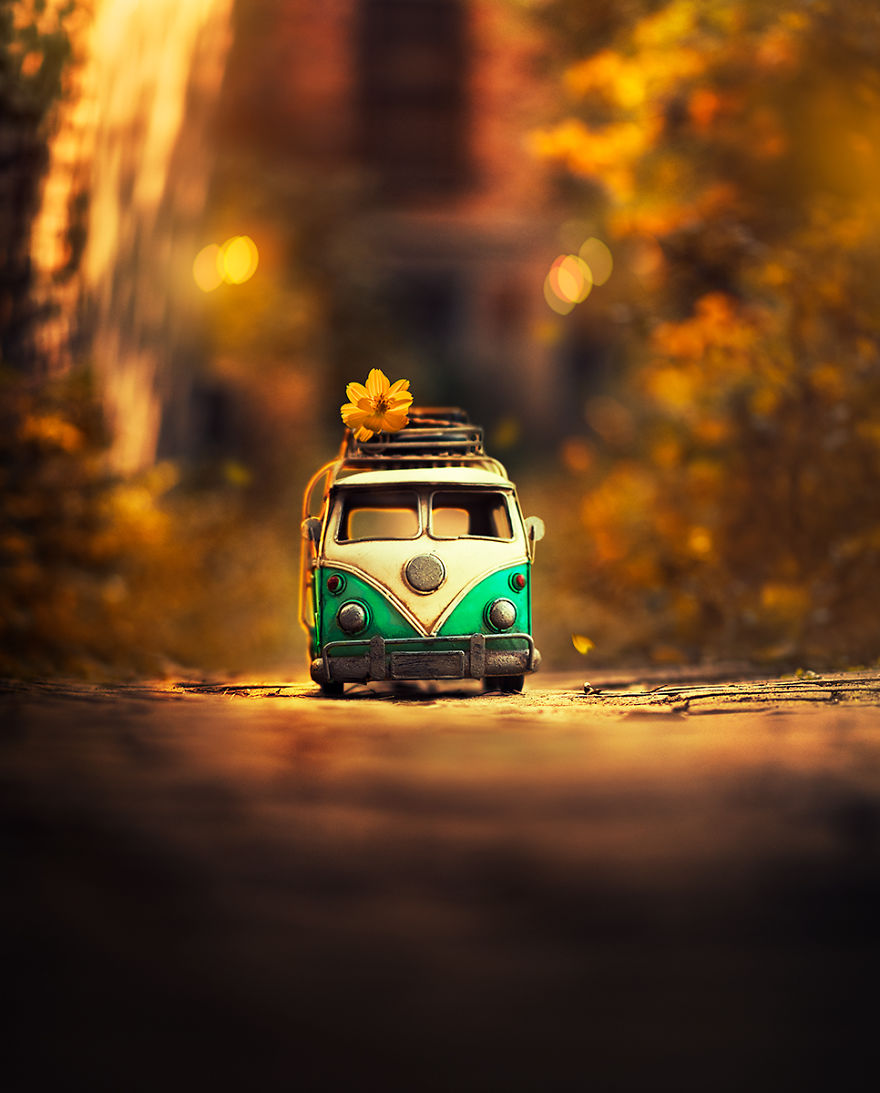 I Create Whimsical Images Using Miniature Model Cars I Create Whimsical Images Using Miniature Model Cars