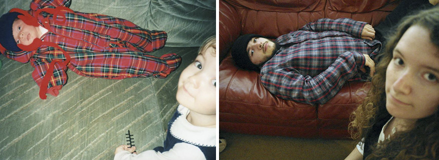 My Brother And I Recreated Our Childhood Photos For Our Parents’ 30th Anniversary My Brother And I Recreated Our Childhood Photos For Our Parents’ 30th Anniversary