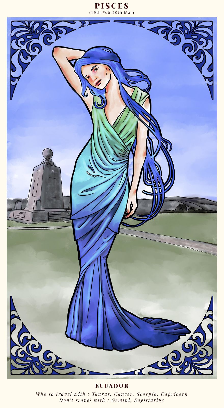 We Illustrated Where To Visit In 2018 According To Your Star Sign We Illustrated Where To Visit In 2018 According To Your Star Sign