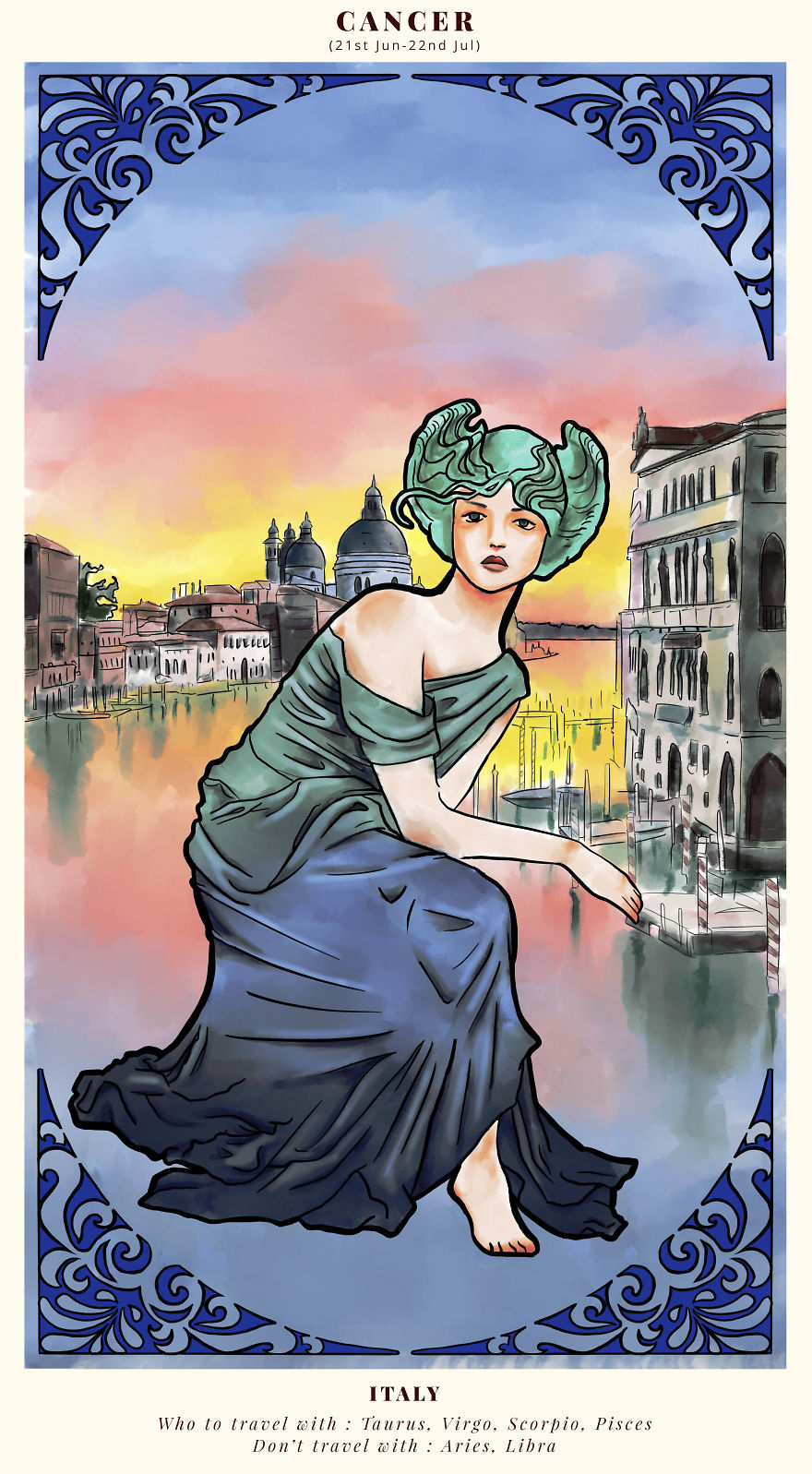 We Illustrated Where To Visit In 2018 According To Your Star Sign We Illustrated Where To Visit In 2018 According To Your Star Sign