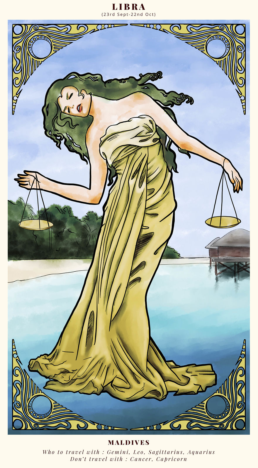 We Illustrated Where To Visit In 2018 According To Your Star Sign We Illustrated Where To Visit In 2018 According To Your Star Sign