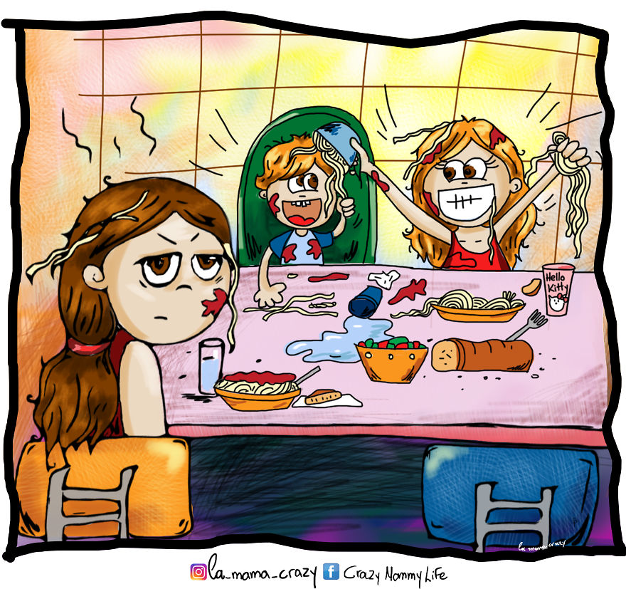 I Illustrate My Everyday Life As A Parent And This Is What Living With Two Little Ones Is Like