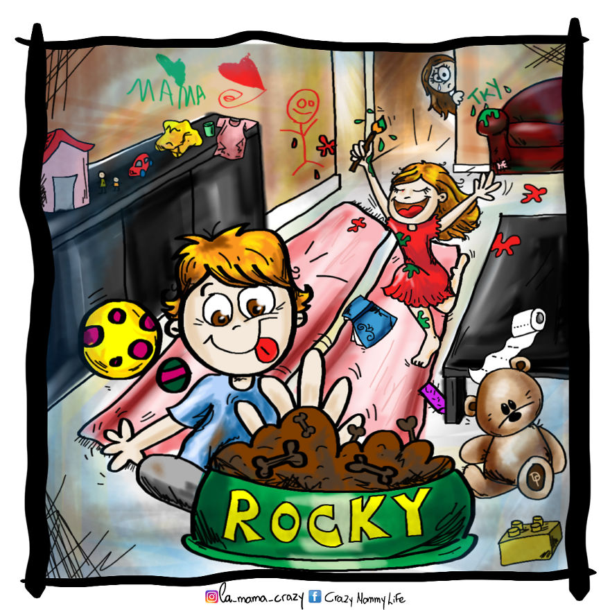 I Illustrate My Everyday Life As A Parent And This Is What Living With Two Little Ones Is Like