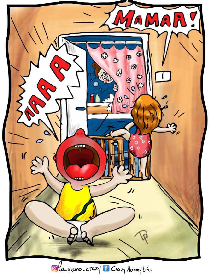 I Illustrate My Everyday Life As A Parent And This Is What Living With Two Little Ones Is Like