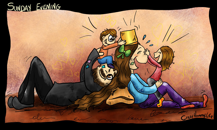 I Illustrate My Everyday Life As A Parent And This Is What Living With Two Little Ones Is Like