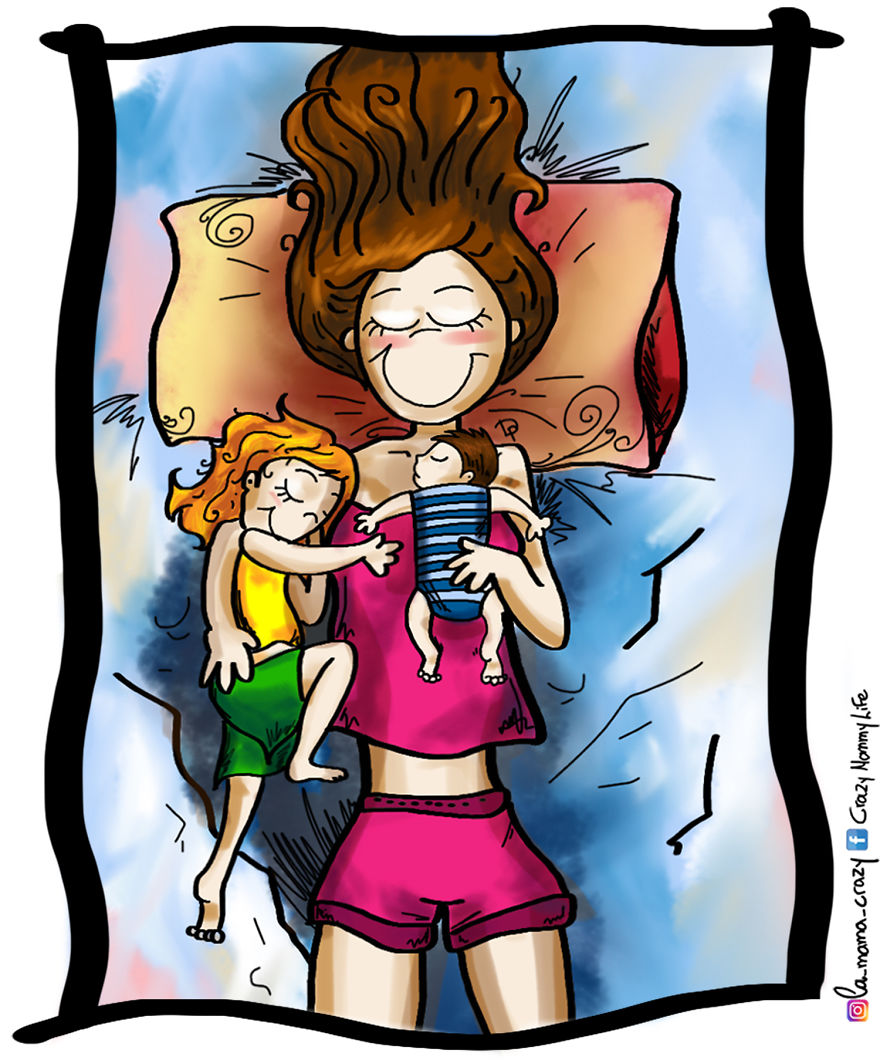 I Illustrate My Everyday Life As A Parent And This Is What Living With Two Little Ones Is Like