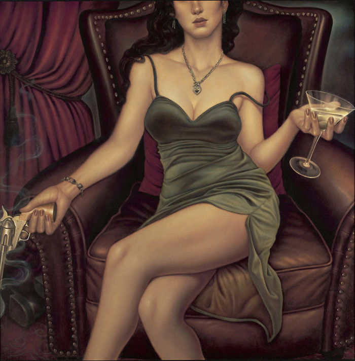 Femme Fatale-The Twisted Vintage Series By Danny Galieote That Emphasizes Female Power Femme Fatale-The Twisted Vintage Series By Danny Galieote That Emphasizes Female Power