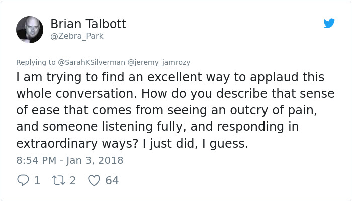 Sexist Troll Attacks Sarah Silverman On Twitter, And Her Unexpected Response Turns Man’s Life Upside Down Sexist Troll Attacks Sarah Silverman On Twitter, And Her Unexpected Response Turns Man’s Life Upside Down