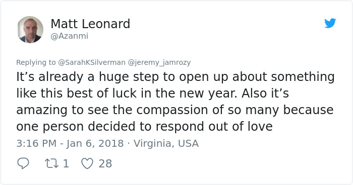 Sexist Troll Attacks Sarah Silverman On Twitter, And Her Unexpected Response Turns Man’s Life Upside Down Sexist Troll Attacks Sarah Silverman On Twitter, And Her Unexpected Response Turns Man’s Life Upside Down