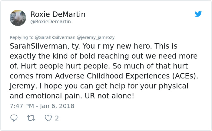 Sexist Troll Attacks Sarah Silverman On Twitter, And Her Unexpected Response Turns Man’s Life Upside Down Sexist Troll Attacks Sarah Silverman On Twitter, And Her Unexpected Response Turns Man’s Life Upside Down