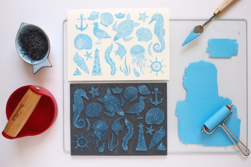 I Carve Blocks And Design Silk Scarves To Open My Own Art Atelier I Carve Blocks And Design Silk Scarves To Open My Own Art Atelier