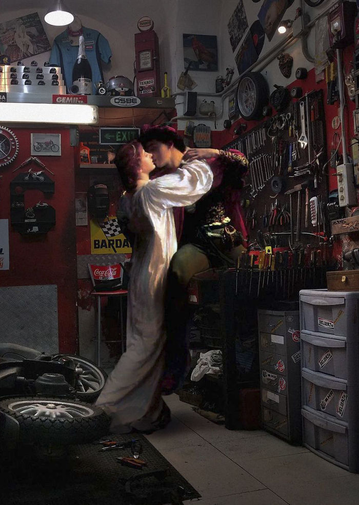 Artist Inserts People From Classical Paintings Into Today’s World, And The Result Is Surprisingly Good Artist Inserts People From Classical Paintings Into Today’s World, And The Result Is Surprisingly Good