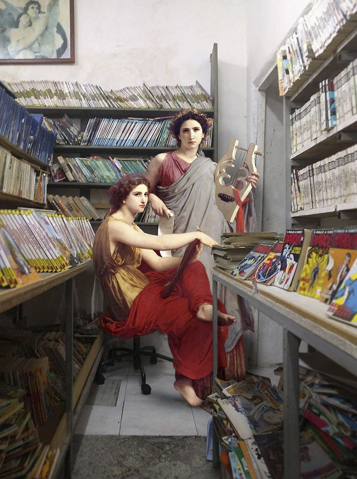 Artist Inserts People From Classical Paintings Into Today’s World, And The Result Is Surprisingly Good Artist Inserts People From Classical Paintings Into Today’s World, And The Result Is Surprisingly Good