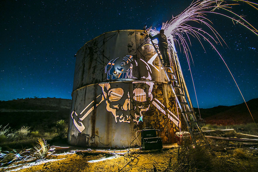 Infamous Activist Group Take Over Toxic Gold Mining Facility For 6 Days To Create Insane Environmental Protest Piece Infamous Activist Group Take Over Toxic Gold Mining Facility For 6 Days To Create Insane Environmental Protest Piece