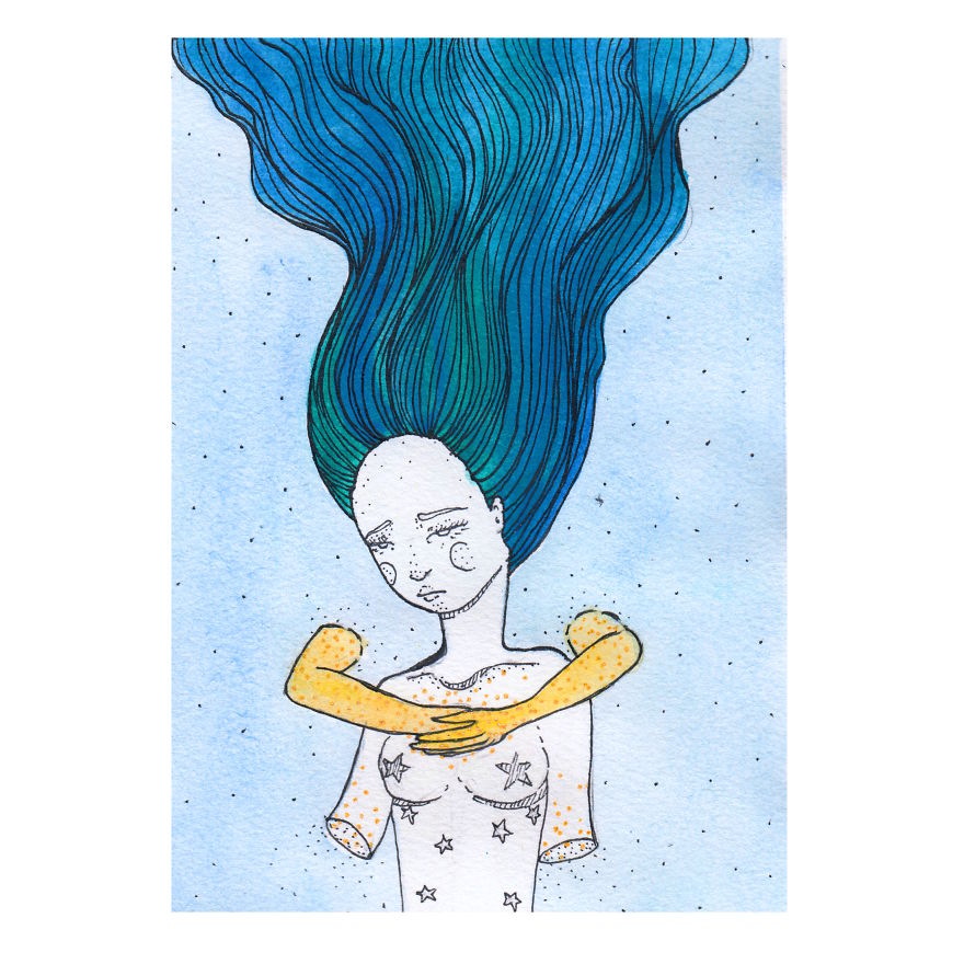 I Made Illustrations With Imaginary Characters Based On My Moods I Made Illustrations With Imaginary Characters Based On My Moods